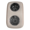 thumbnail image 2 of Wise 3059-1884 Pontoon Double Drink Holder with Stainless Steel Cup Holders, Platinum / Mocha Java, 2 of 7