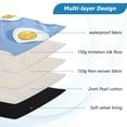 thumbnail image 3 of FORMRS 13"-13.3" Laptop Sleeve Protective Case Soft Carrying Quilted Computer Bag Cover, Playful Fried Eggs, 3 of 7