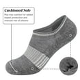 thumbnail image 5 of Loritta 10 Pairs No Show Socks for Women, Invisible Low Cut Liner Cushioned Colored Socks, Size 8-10, 5 of 6