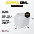 thumbnail image 3 of Contenedor para almacenar alimento para mascotas Gamma2 Vittles Vault 13.6 kg gris, 3 of 9