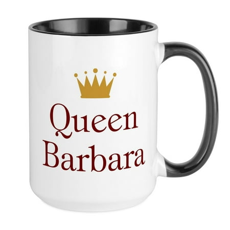 

CafePress - Queen Barbara Large Mug - 15 oz Ceramic Large Mug