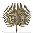 thumbnail image 3 of Creative Co-Op Decorative Aluminum Palm Frond Tray, Antique Gold Finish, 3 of 12