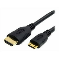 StarTech.com HDMIACMM1 1 ft. Black High Speed HDMI® Cable with Ethernet Male to Male