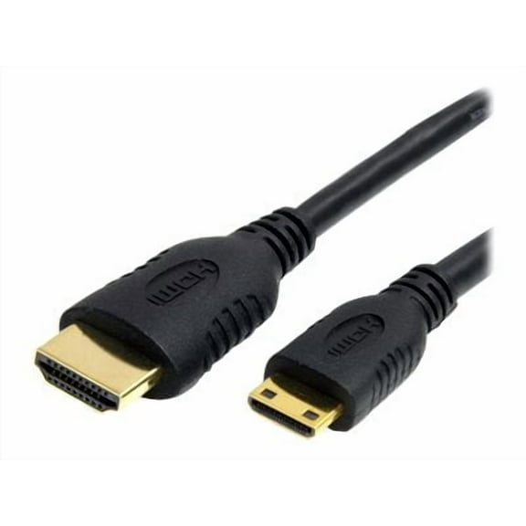StarTech.com HDMIACMM1 1 ft. Black High Speed HDMI® Cable with Ethernet Male to Male