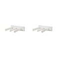 thumbnail image 1 of Monstrate Soporte para de , exprimidor de tubo de de montado en la pared para cocina, estante dispensador de plástico sin perforaciones Blanco 2Conjunto, 1 of 6