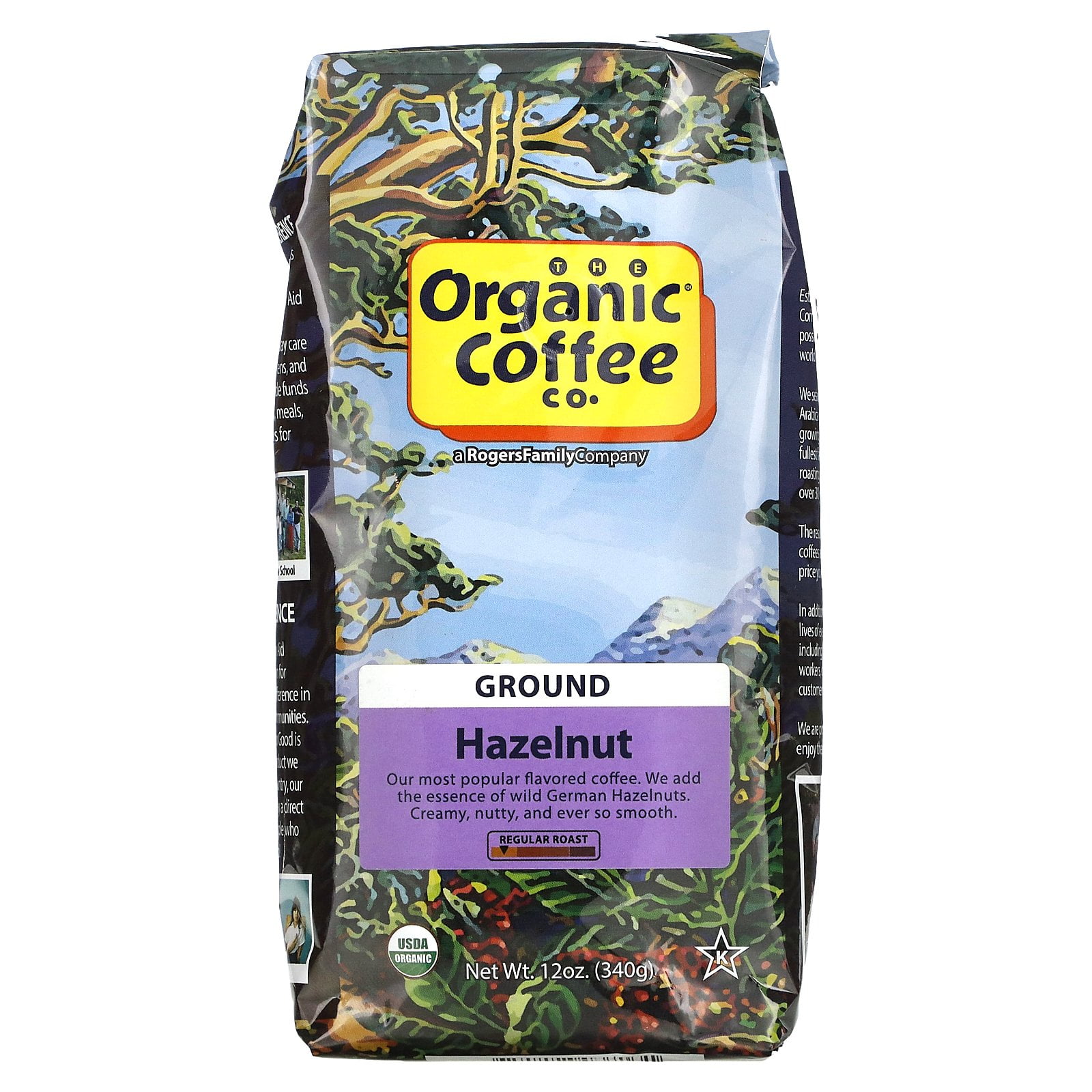 Rogers Family Organic Coffee  Coffee, 12 oz