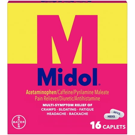 UPC 312843024717 product image for Midol Complete Menstrual Pain Relief Caplets w/ Acetaminophen - 16 Ct | upcitemdb.com