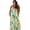 Green, variant on Women's Splash Of Color Wide leg Jumpsuit With Pockets