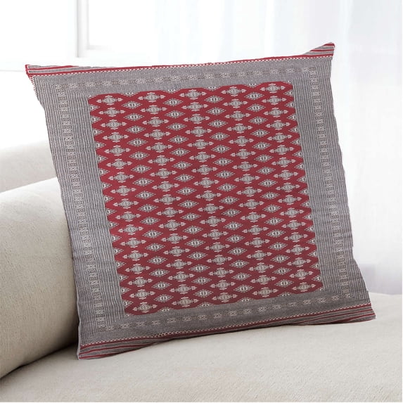 Ahgly Company Indoor Square Mid-Century Modern Throw Pillow, 18 inch by 18 inch