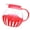 Red, variant on Whaledi Glass Popcorn Maker Microwave Use Popcorn Exploding Pot Snack Preparation