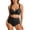 A-Black34, variant on JAJAHO High Waisted Bikini Sets For Women 2 Piece Swimsuits Twist Front Ruched Tummy Control Stretchy Bathing Suits Comfy Beachwear