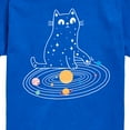 thumbnail image 3 of Instant Message - Cat Solar System - Toddler & Youth Short Sleeve Graphic T-Shirt, 3 of 6