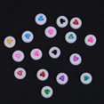 thumbnail image 4 of 200 piezas de abalorios blancos rico y abalorios de de amor, suministro de fabricación de joyas de bricolaje, 4 of 9