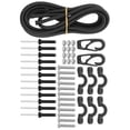 thumbnail image 2 of Kit De Correa Para Kayak, Cuerda Elástica Para Kayak De 2,44 M, Hebilla En Forma De C Para Kayak, Pesca, Canotaje, Tienda De Campaña, Bote De Goma, Canoa OTVIAP Kayak Elastic Rope with Hook Fixed, 2 of 8