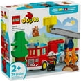 thumbnail image 2 of LEGO DUPLO Town Fire Truck with Hose and Firefighter Building Toy for Toddlers - Learning Play Set for Boys & Girls, Ages 2+ - Building Blocks for Motor Skills Practice - Gift for Birthdays - 10473, 2 of 7