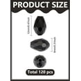 thumbnail image 2 of 2 Strands Glass Beads Strands Faceted Beads Bracelet Black Teardrop Glass Beads for Bracelet Jewelry Making DIY Crafts 12x8mm 60pcs/Strand, 2 of 3