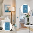 thumbnail image 6 of Switch Panel Switch Decoration 2.76x4.53x0.28 Inches Duplex Outlets Switch Plate Wall Plates Living Room Kitchen Bedroom Study Switches Blue Corrugated Stone, 6 of 8