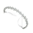 thumbnail image 2 of WHAMVOX Alloy Bridal Tiara Rhinestone Crown White 1Pack 11.4x0.8x0.2in, 2 of 6