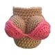 thumbnail image 1 of Bebida envasada, vaso de cristal, manguito de lana tejido a mano, diseño único, ajustable, portátil, material de lana suave, para cocina, para fiestas, para hogar, 1 of 7