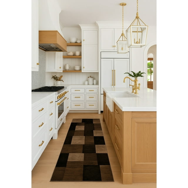 Rug Branch Montage Collection Modern Geometric Runner Area Rug