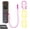 PurpleYellow, variant on Perfect Curve Remote Pigtail 4-Pack for TV, Cable, Space Heaters, Ceiling Fans, Humidifiers (2 Blue & 2 Red)