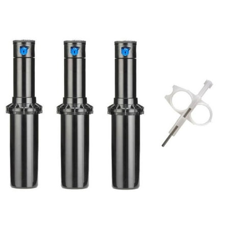 Round Ultra Hunter - PGP Ultra Rotor Sprinkler Heads - 3 Pack - Includes Adjustment Tool, Adjuster tool included in each 3 pack By Hunter