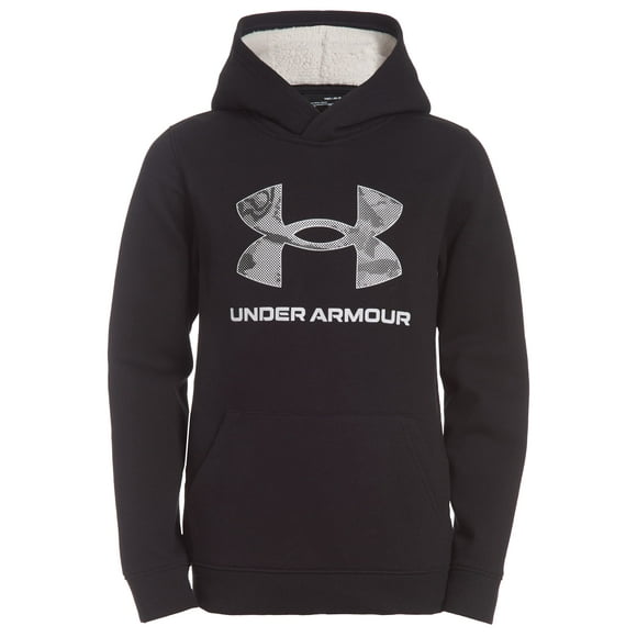 Under Armour Boys' Outdoor Hoodie, Black, 12