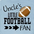 thumbnail image 3 of Inktastic Uncle's Little Football Fan Baby Burp Cloth, 3 of 3