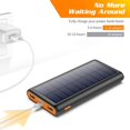 thumbnail image 4 of Chargeur Portable pour Batterie Solaire avec LEDs et 2 Ports de Sortie USB, 4 of 4