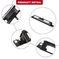 thumbnail image 3 of Kojem Rear License Plate Lamp Bracket for Infiniti Q40 G25 G35 G37 Sedan, 3 of 10