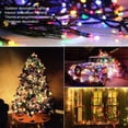 thumbnail image 6 of Morttic 33FT 100 LEDs String Lights,Black Wire Waterproof Fairy Lights 8 Modes ,Plug in Xmas Lights for Home, Garden, Wedding, Party, Christmas Decoration Indoor Outdoor,Multicolor, 6 of 7