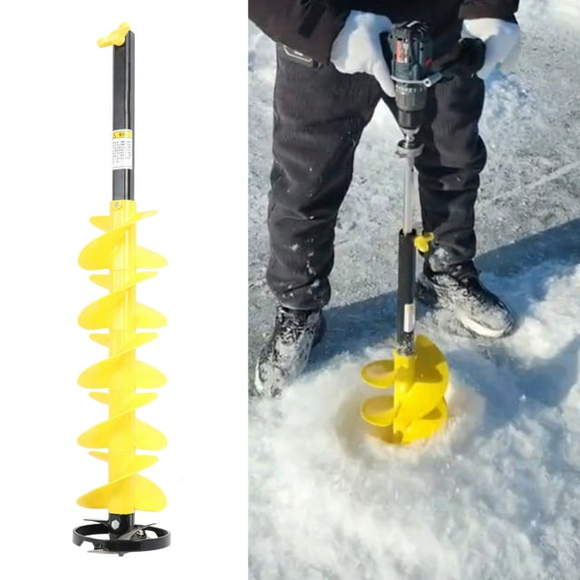 Electric Auger Bit, Rugged Nylon Construction Easy Using Impact Proof Ice Auger Bit for Outdoor Activities