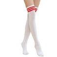 thumbnail image 1 of Qarigey 3 pares de calcetines hasta la rodilla para mujer, transpirabilidad, únicos, cómodos, versátiles, estilo pijo, calcetín, botas, manguera, Medias Tipo7, 1 of 6