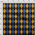 thumbnail image 2 of oneOone Cotton Cambric Black Fabric Argyle Check Fabric For Sewing Printed Craft Fabric By The Yard 56 Inch Wide, 2 of 4