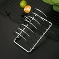 thumbnail image 4 of Slices Toasted Bread Rack Bread Holder Serving Dining Stand Stainless Steel, 4 of 11