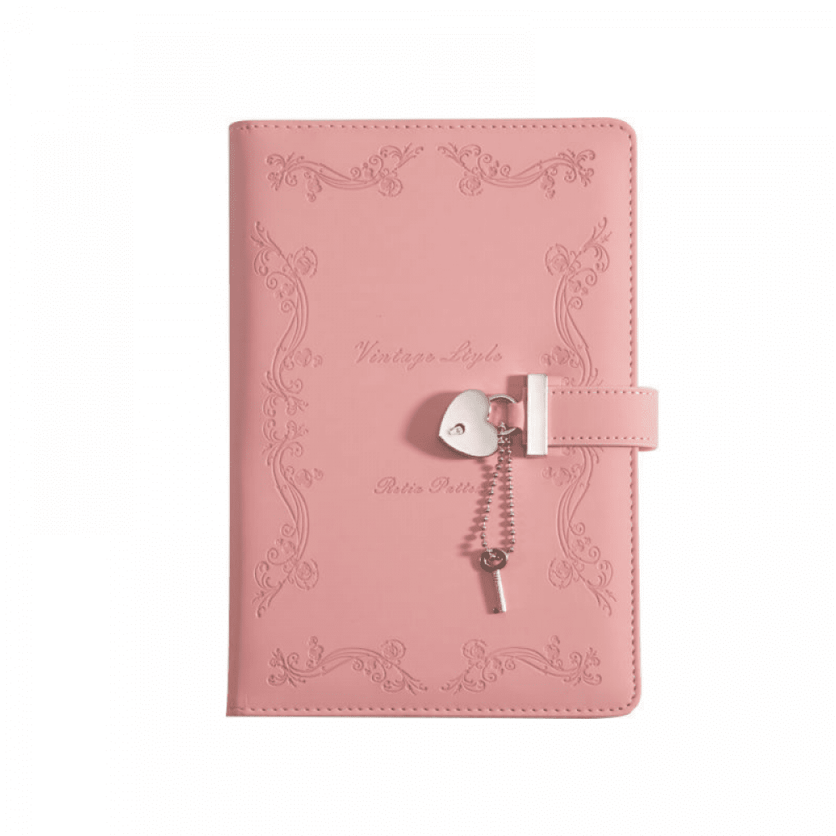 TIMPCV Girls Diary with Lock and Key, HeartShaped Locking Diary