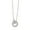 Steel, variant on Women's Hypoallergenic Stainless Steel Circle 16" Necklace By Howard's