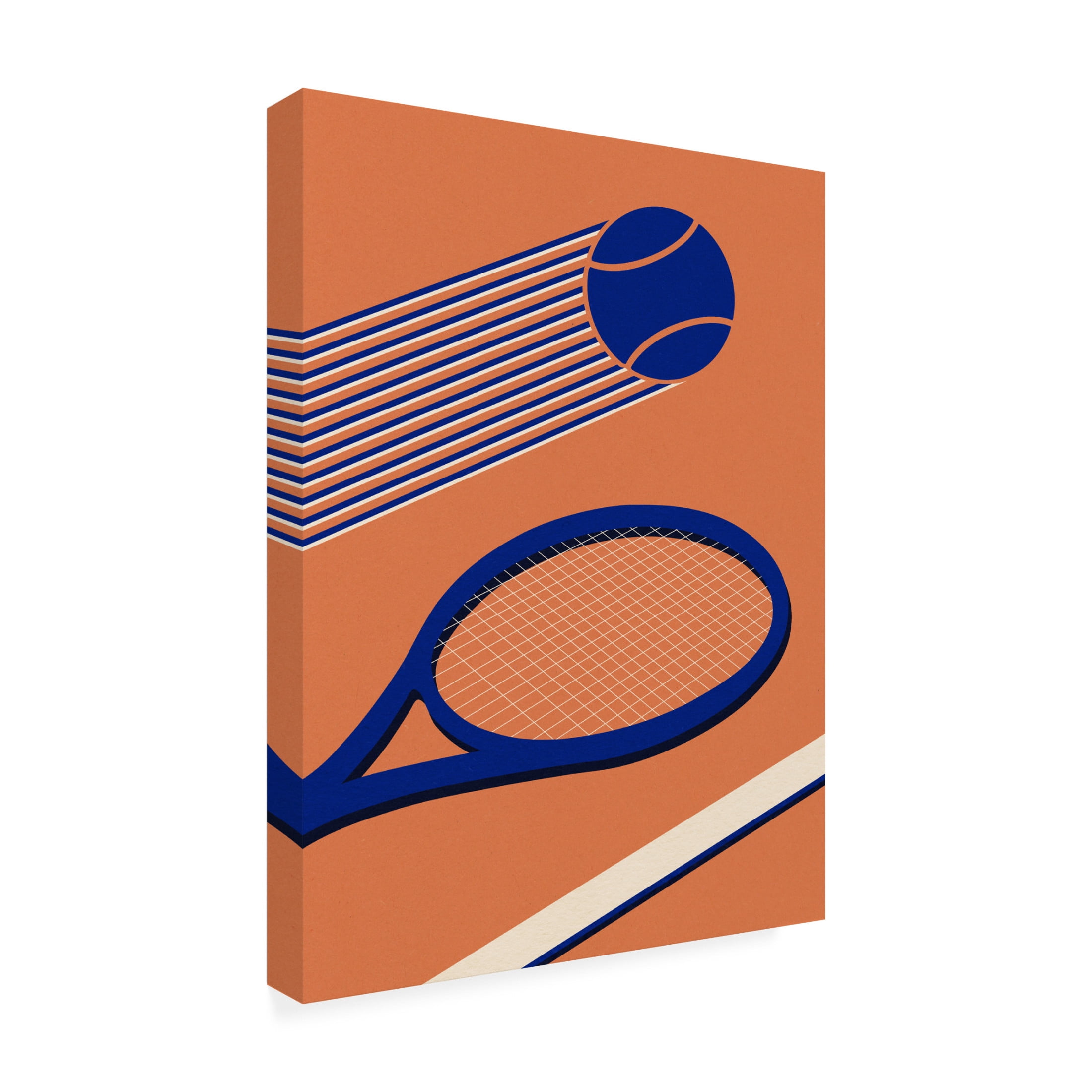 Trademark Fine Art Rosi Feist Tennis 80s Canvas Wall Art