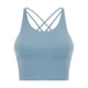 thumbnail image 1 of Camisetas deportivas transpirables para mujer, ropa deportiva para entrenamiento físico, ropa de Yoga sin espalda, Tops cortos deportivos, Top de gimnasio para mujer, 1 of 5