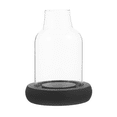 thumbnail image 1 of Candelabro de vidrio con cúpula, candelabro transparente, candelabro resistente al viento, 1 of 5