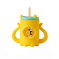 thumbnail image 1 of Baby cup with straw Cute cartoon baby for toddlers and young children, 1 of 5