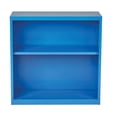 thumbnail image 2 of Scranton & Co 2 Shelf Metal Bookcase in Blue, 2 of 3