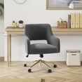 thumbnail image 2 of Costaelm Home Office Adjustable Desk Chair with Wheels, Gray, 2 of 15