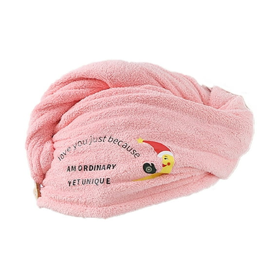 FaLX Strong Water Absorption Quick-drying Household Head Wrap Hat - Comfortable - Cute Hair Drying Towel - for Bathroom