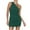 A01#Green, variant on Women's Sexy Ruched Bodycon Dresses Vintage Elegant Formal One Shoulder Sleeveless Pencil Mini Dress for Prom Party