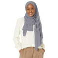 thumbnail image 2 of Gray Hijab, Grey Hijab, Hijab, Gray Shawl, Gray Scarf, Grey Shawl, Grey Scarf, Hijab For Women, 2 of 4