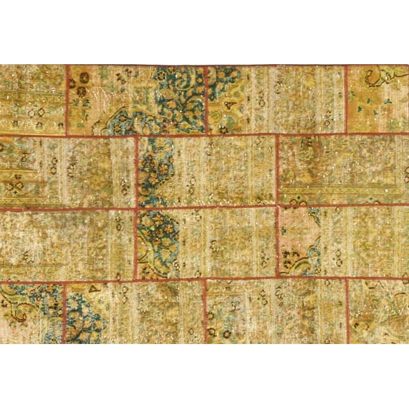 Ahgly Company Machine Washable Indoor Rectangle Contemporary Beer Orange Area Rugs, 2' x 5'