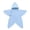 Blue, variant on Dakiuu Soft Star Crochet Newborn Swaddle Knitted Baby Wrap with Button Gift for Infant 0‑6 Months 65cm/25.6"