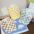 thumbnail image 4 of LiMimmuu Pet Clothes For Dogs Checkerboard Pattern Pet Clothes Pet Clothes Fashionable Checkerboard Pattern Winter Vest Soft Plush Coat, 4 of 6