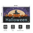 thumbnail image 5 of Happy Halloween Front Door Mat Anti Slip Ghost Boo Spooky Welcome Mat Retro for Entry Floor Mat Set Living Room Bedroom Bathroom Crystal Velvet 30x17 Inches, 5 of 7